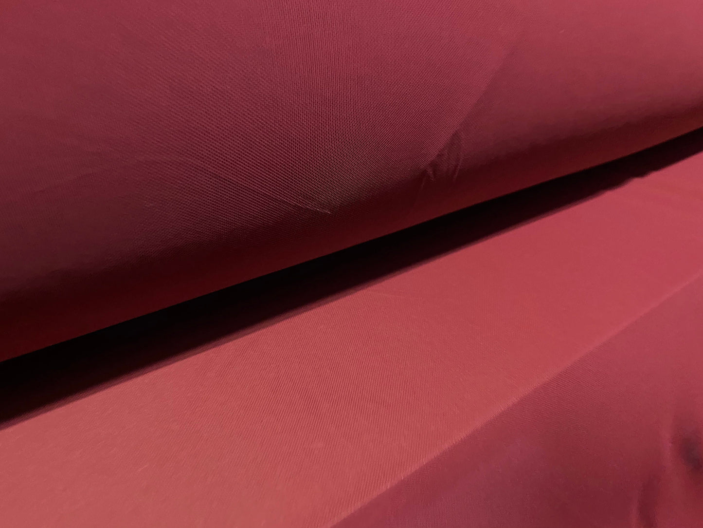 Power mesh net stretch spandex fabric, per metre - plain - cranberry wine