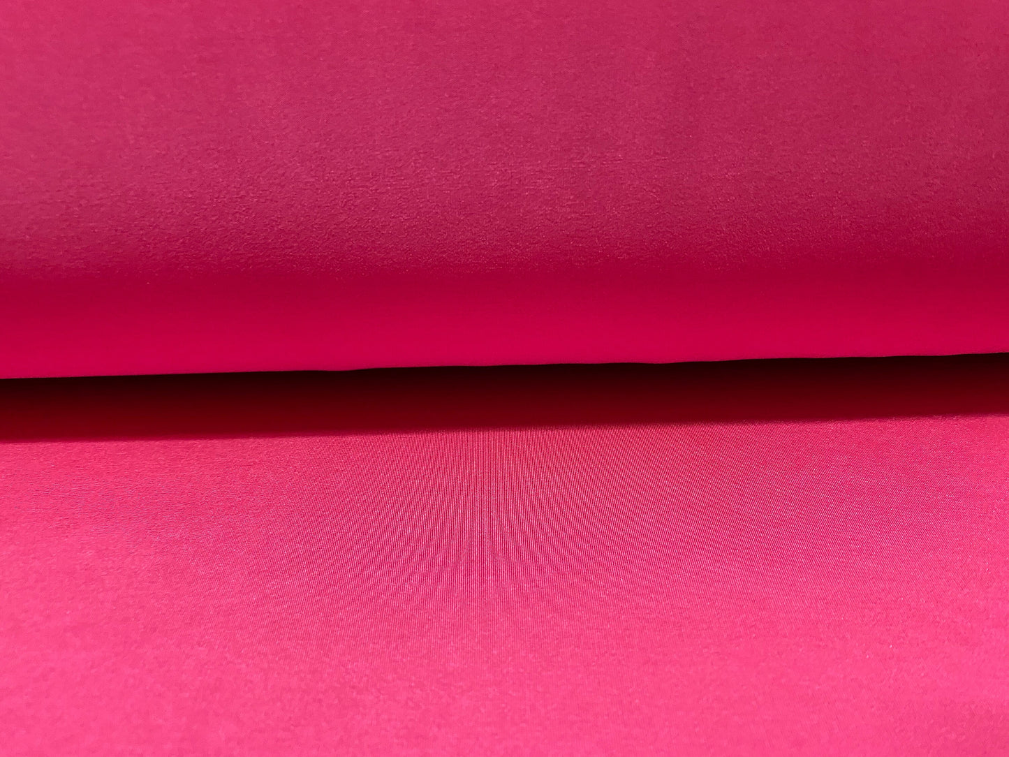 Disco shimmer Spandex stretch single jersey fabric, per metre - plain - fuschia