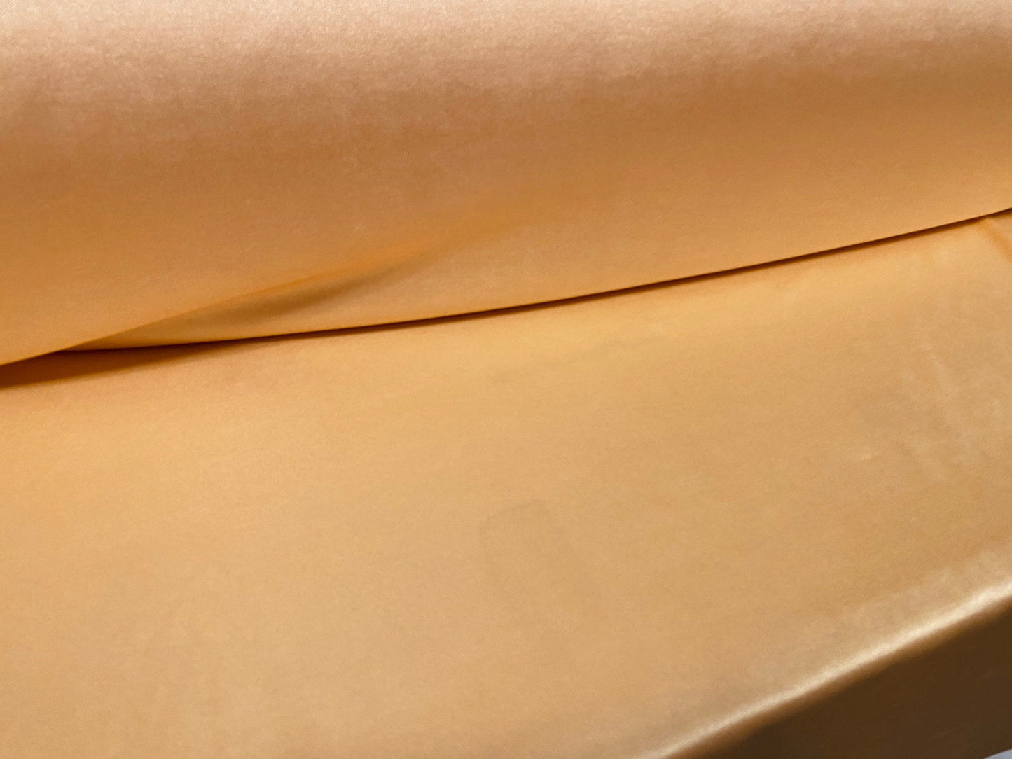 Double jersey satin stretch fabric, per metre - apricot