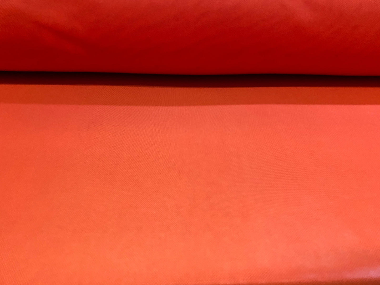 Power mesh net stretch spandex fabric, per metre - plain - hot orange