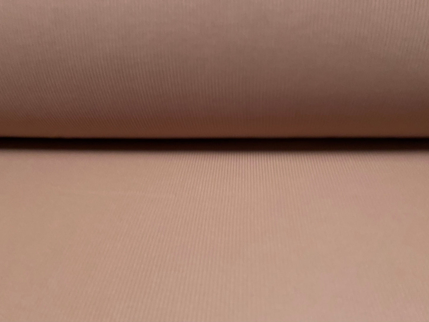 Soft touch rib jersey knit fabric, per metre - old rose