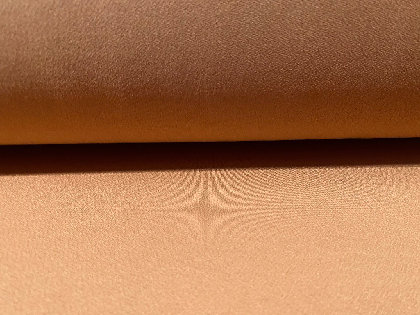 Spandex crepe jersey stretch fabric, per metre - cinnamon