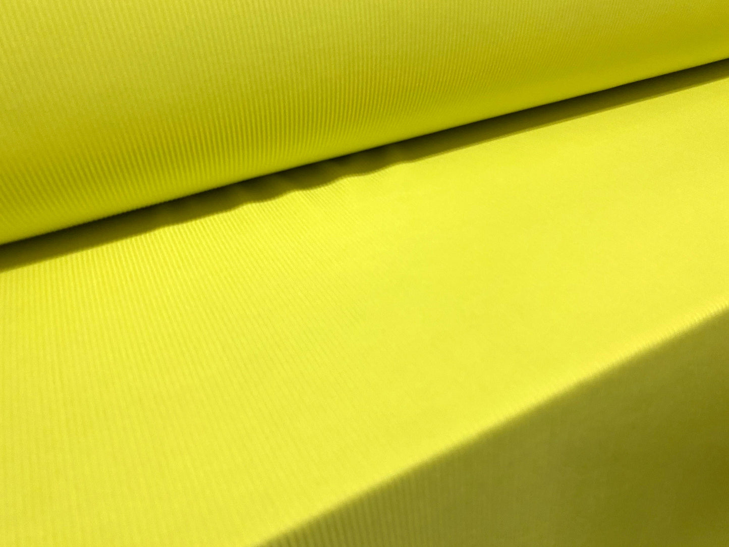 Stretch spandex rib jersey knit dress fabric, per metre - lime