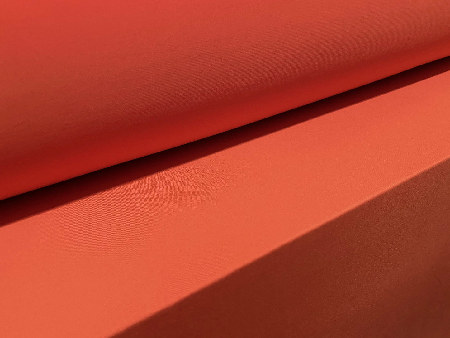 Spandex stretch soft touch crepe jersey fabric, per metre - burnt Orange