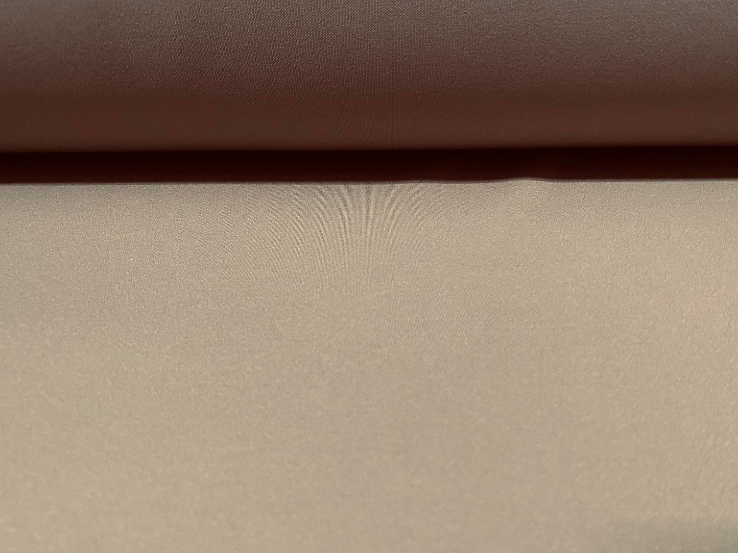 Scuba stretch spandex double jersey fabric, per metre - mink