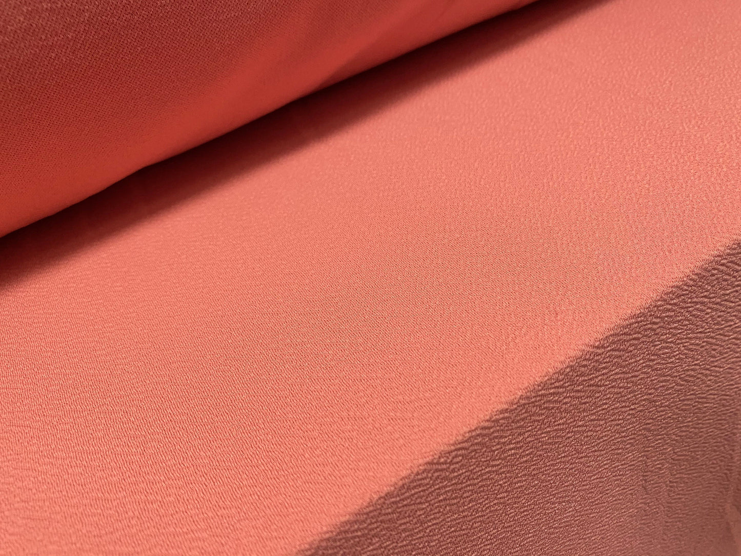 Liverpool textured scuba stretch spandex jersey fabric, per metre - coral