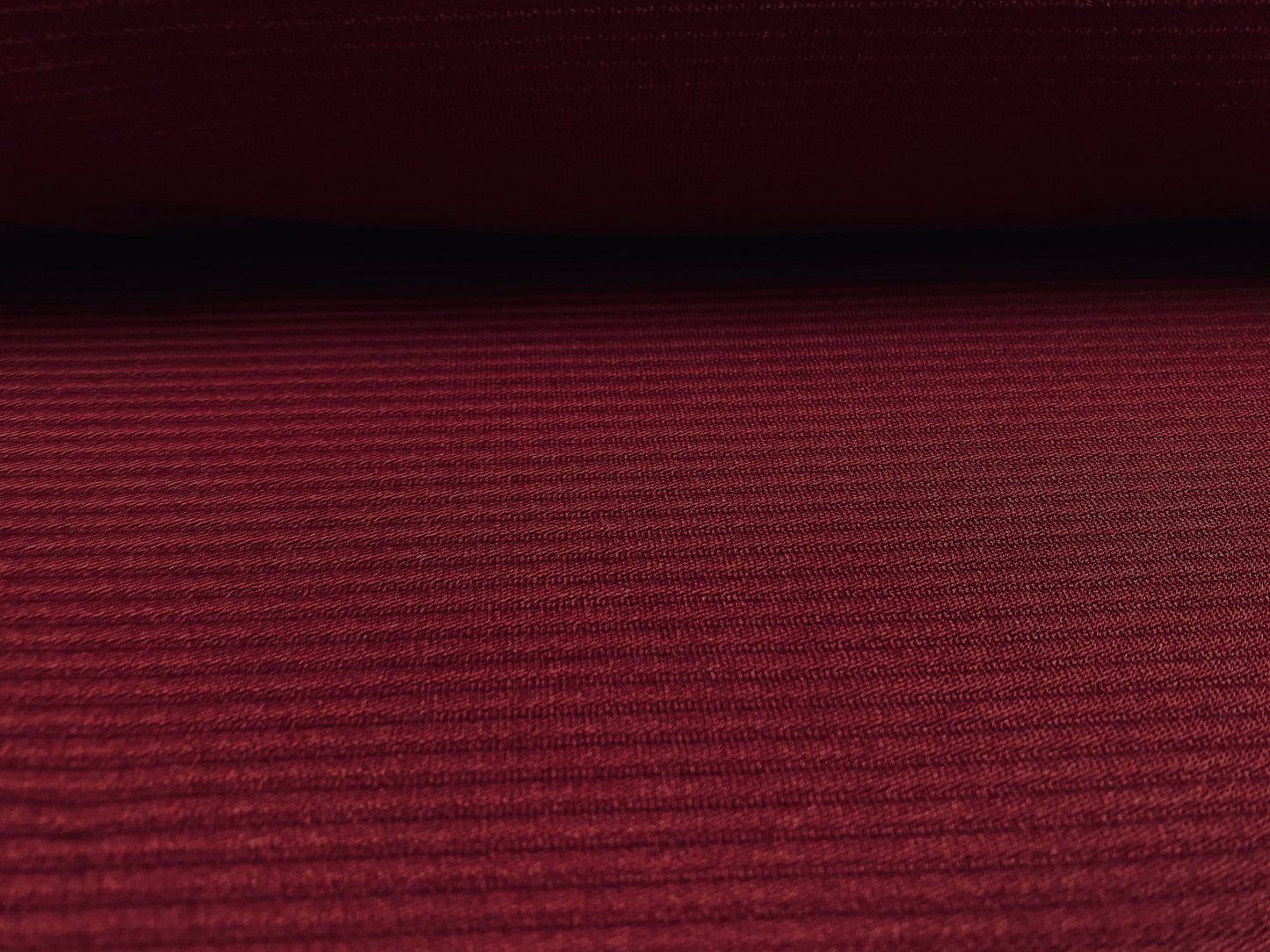 Ottoman rib Stretch jersey fabric , per metre - plain - Wine