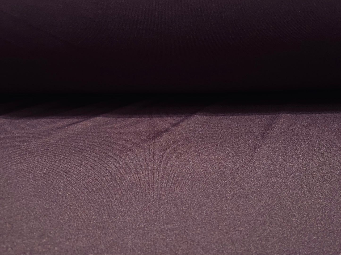 Single jersey mousse fabric, per metre - dark aubergine