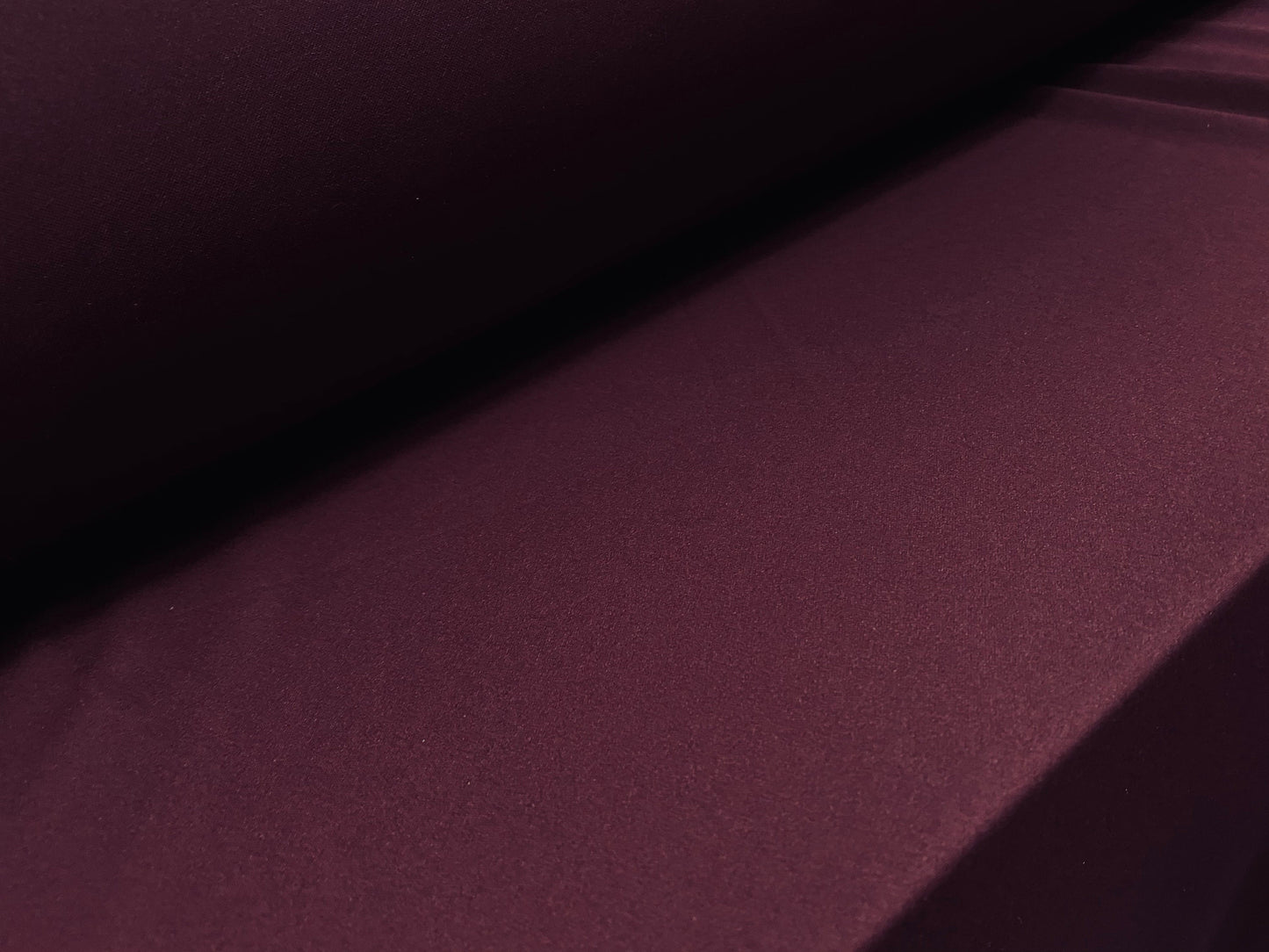Scuba stretch spandex double jersey fabric, per metre - plum