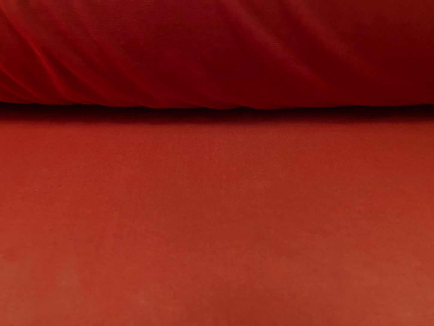 Chiffon jersey fabric, per metre - brick