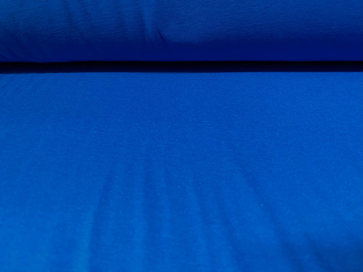 Cotton single jersey t shirt fabric, per metre - lapis blue