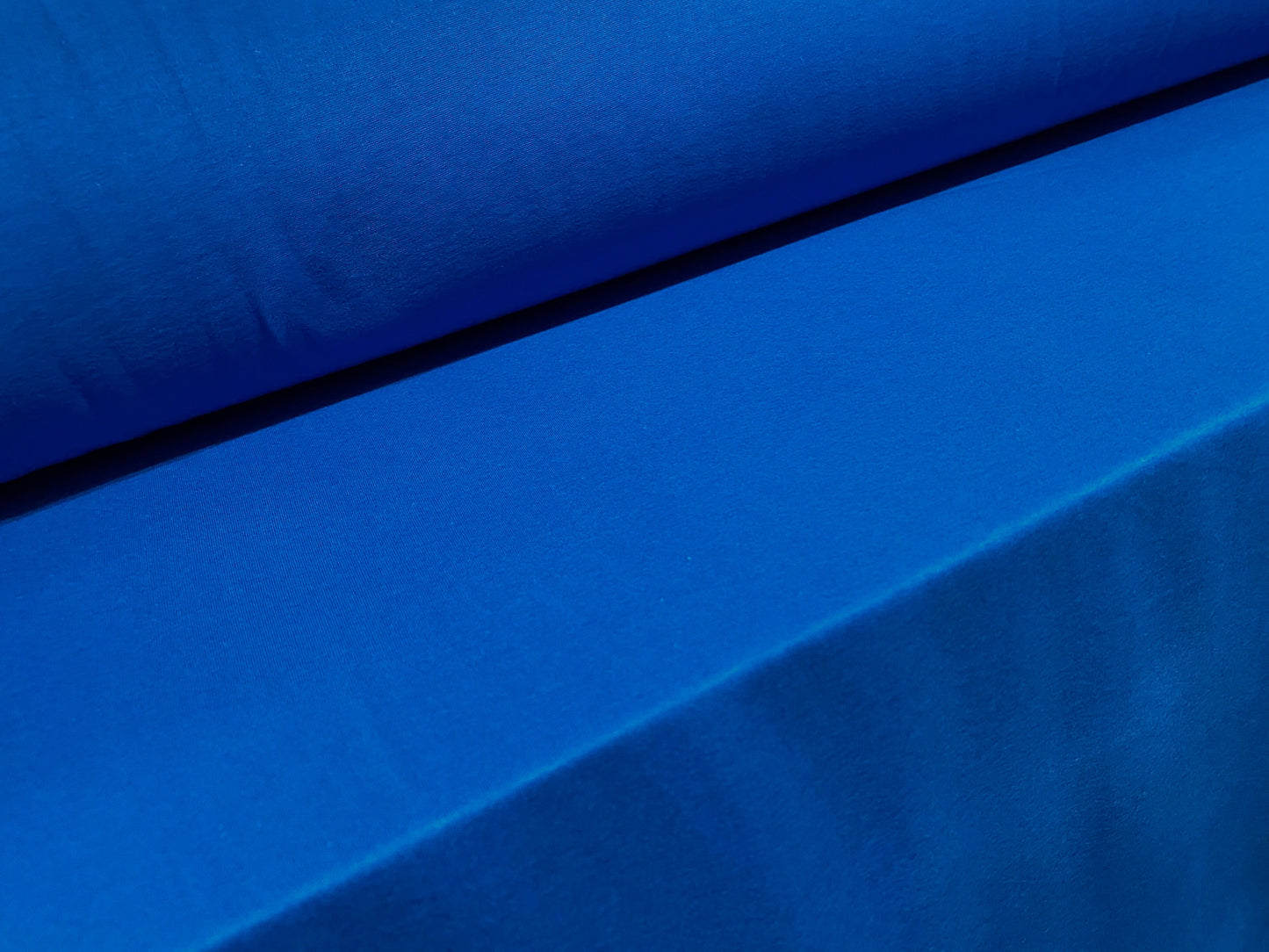 Cotton single jersey t shirt fabric, per metre - lapis blue