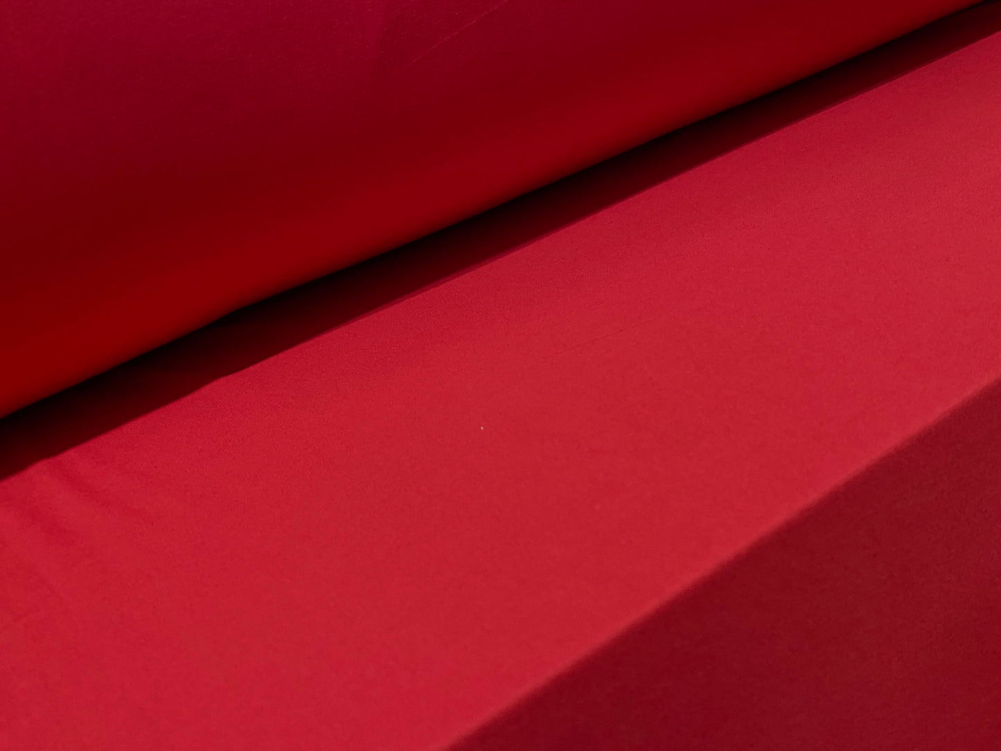 Single jersey mousse fabric, per metre - red