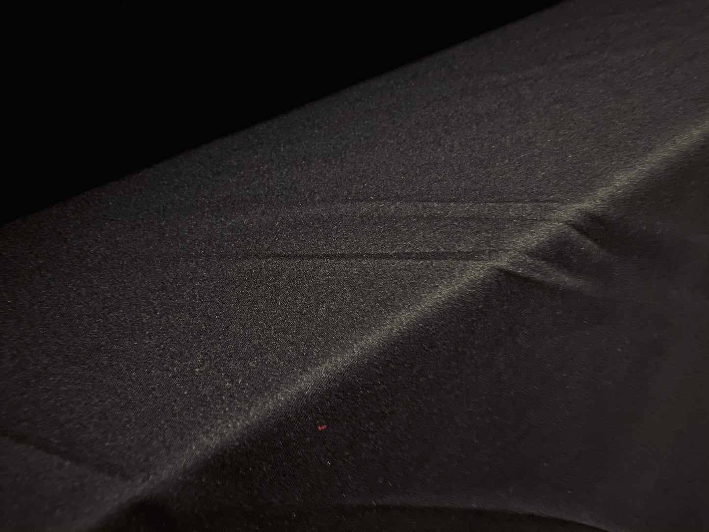 Scuba stretch spandex double jersey fabric, per metre - plain - jet black