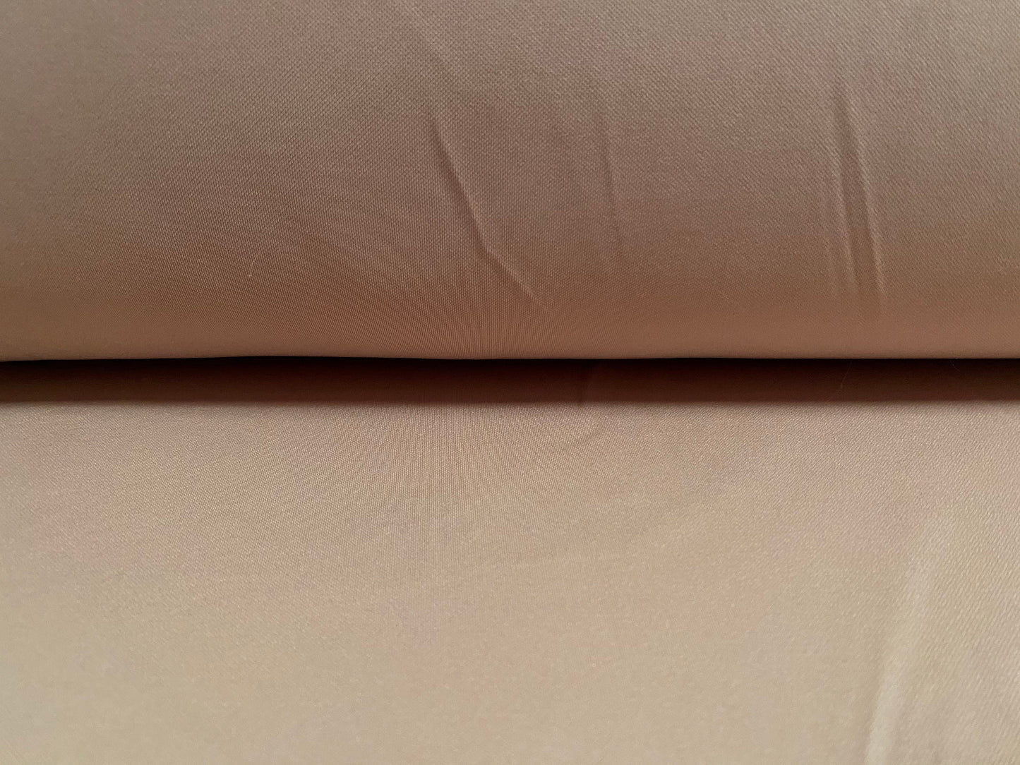 Scuba stretch spandex double jersey fabric, per metre - plain nude