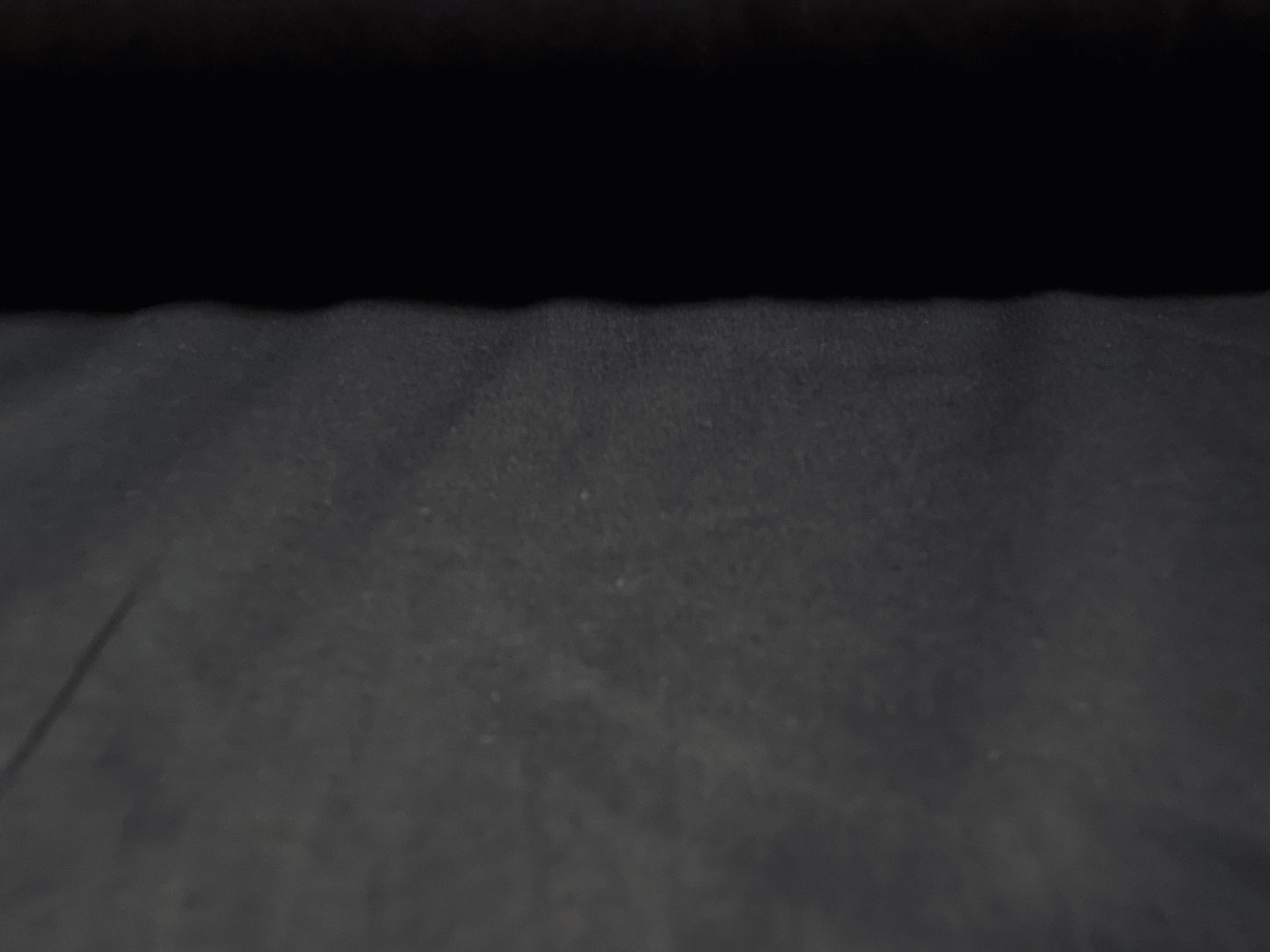 Stretch cotton spandex woven dress fabric, per metre - plain - black