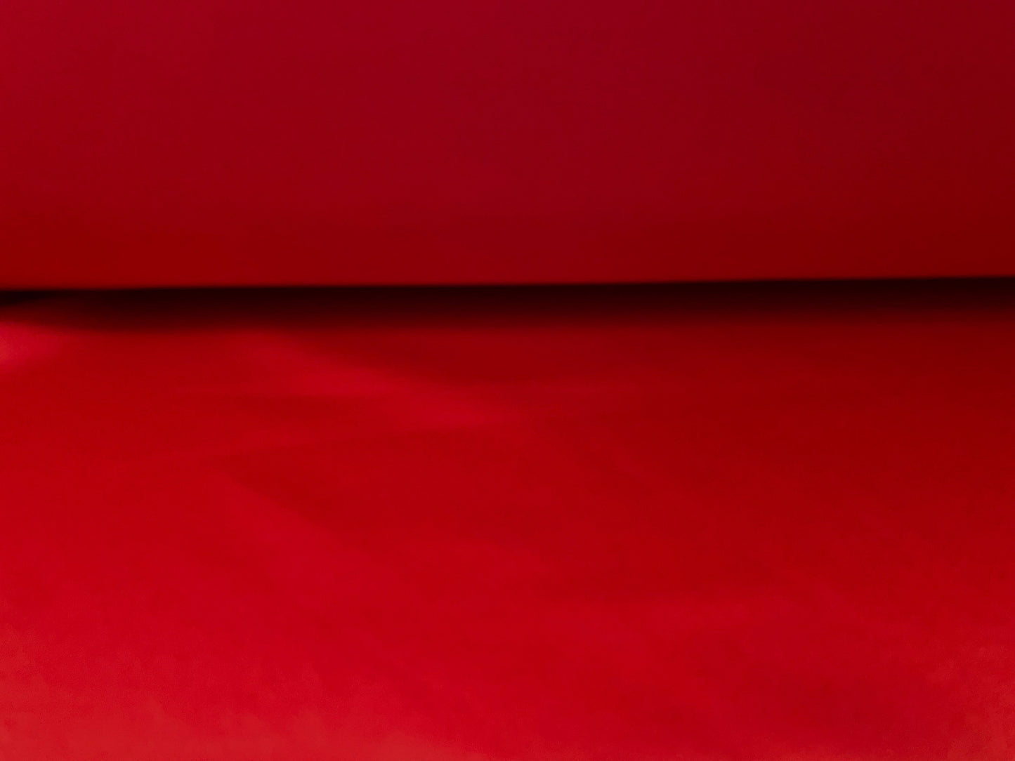 Satin back crepe woven dress fabric, per metre - plain - Red