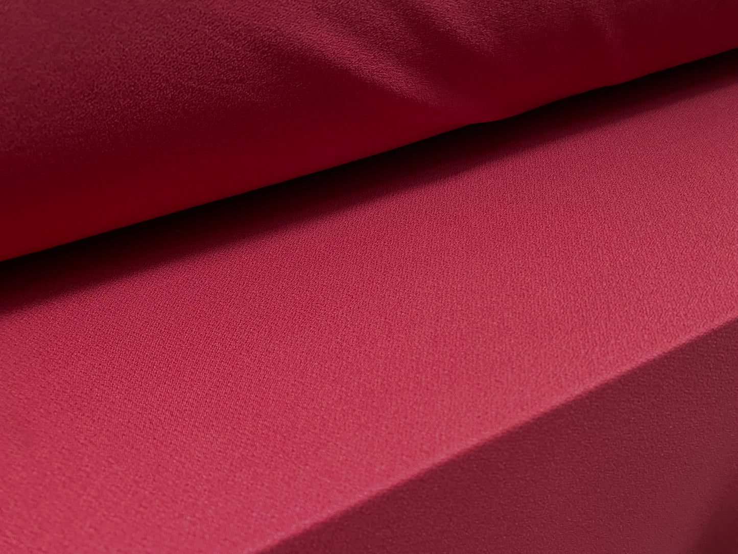 Spandex crepe jersey stretch fabric, per metre - plain - raspberry