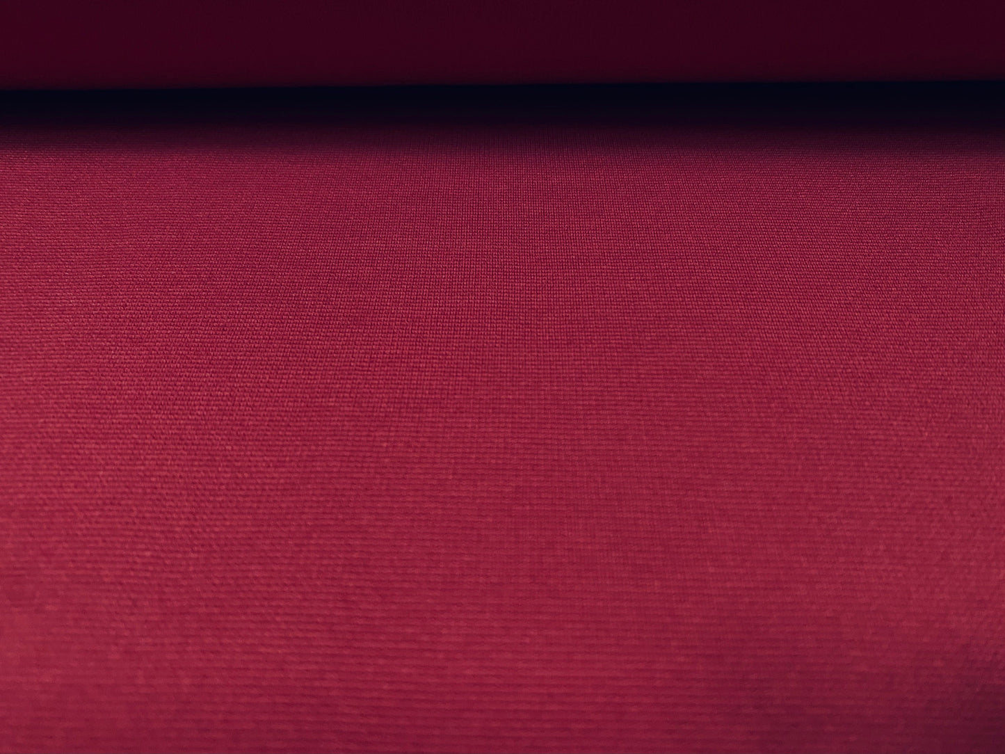 Fine Ottoman rib Stretch jersey fabric , per metre - raspberry