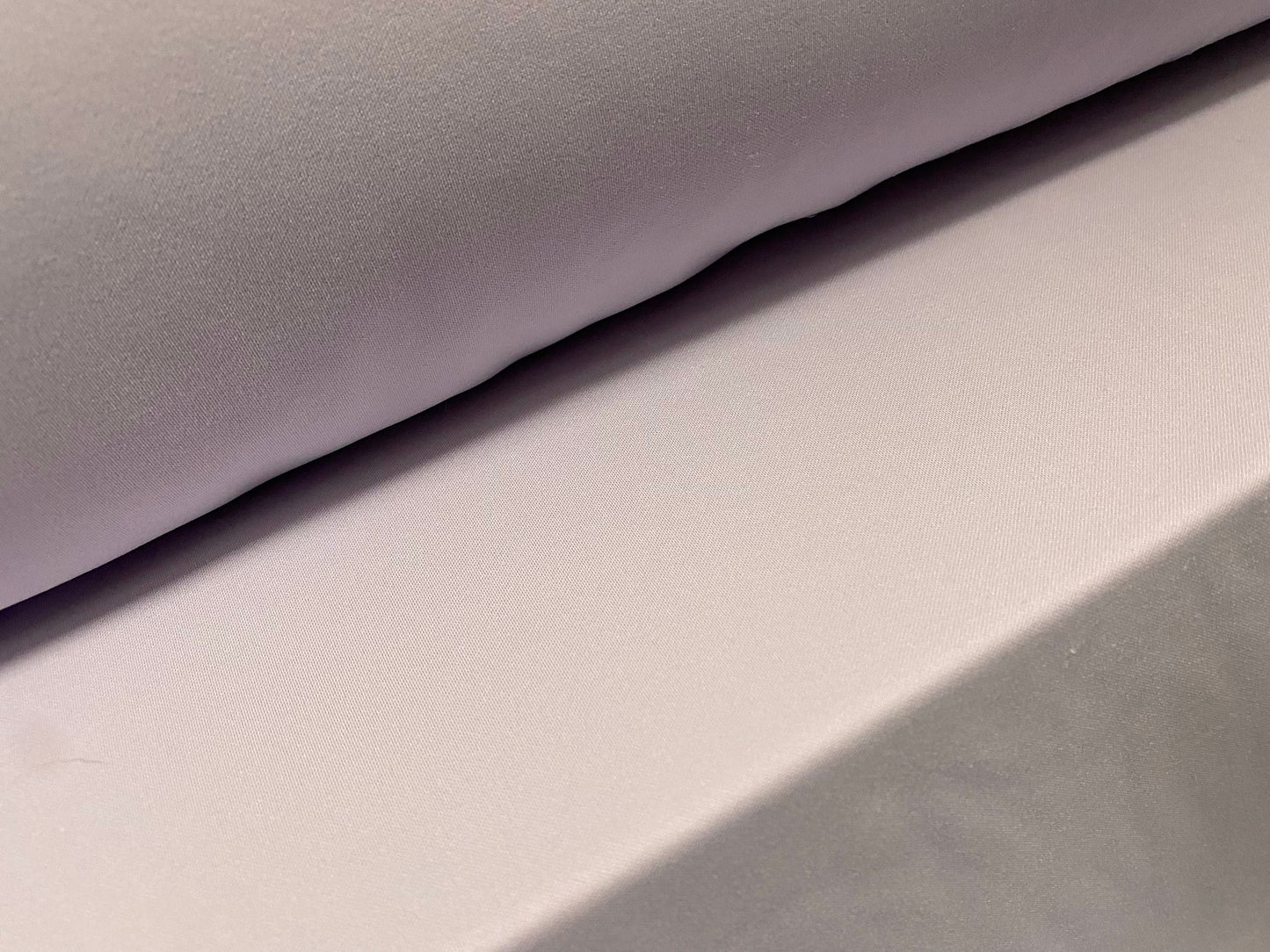 Scuba stretch spandex double jersey fabric, per metre - pale lilac