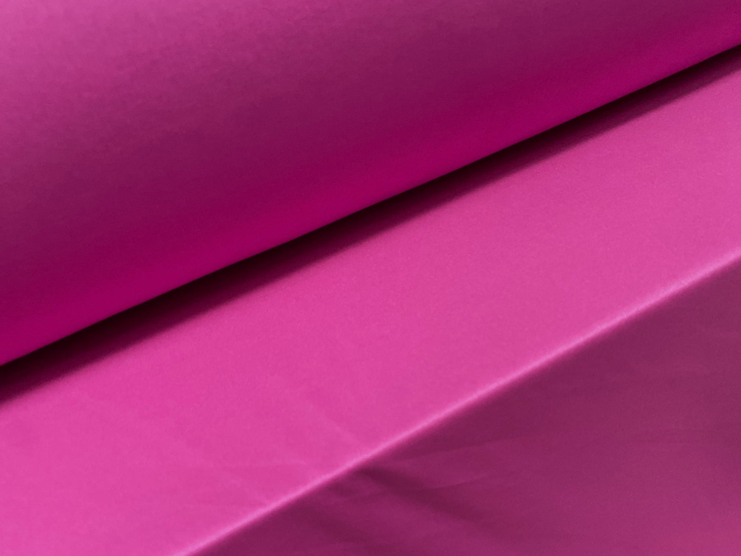 Single Jersey Polyester fabric, per metre - plain hot pink