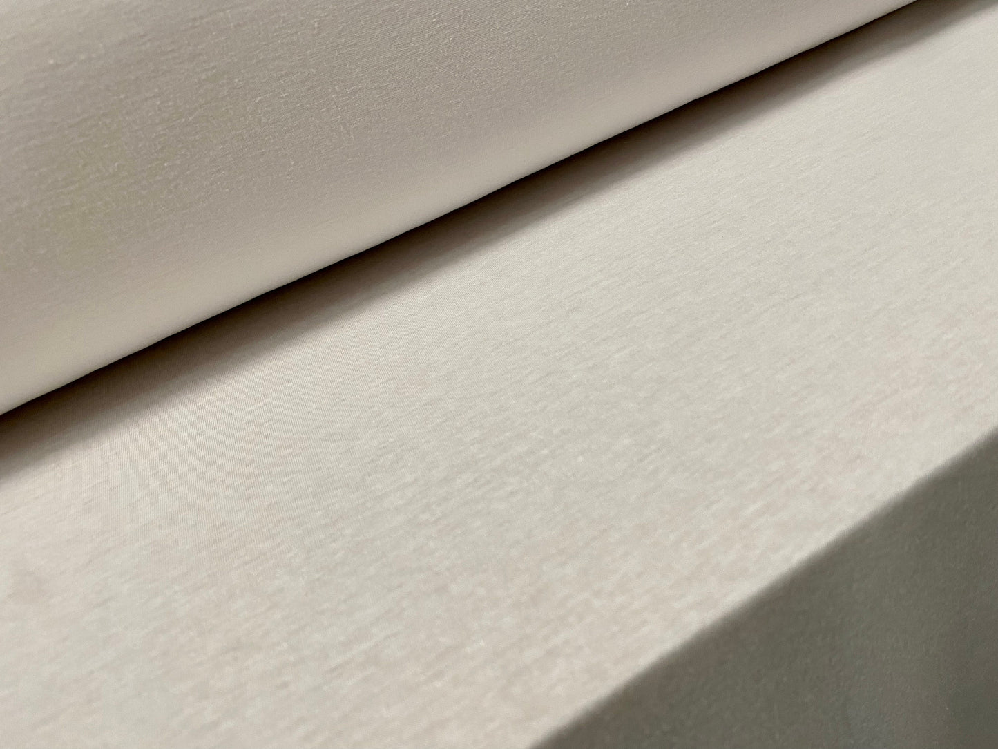 Viscose Single jersey t shirt fabric, per metre - ivory