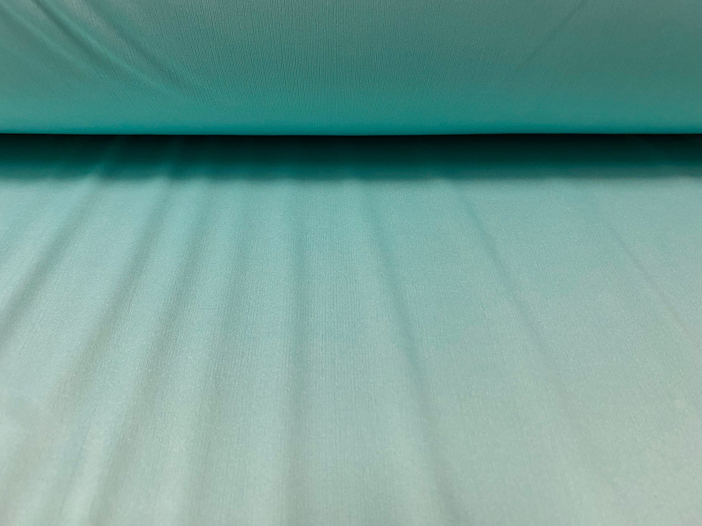 Single jersey polyester fabric - 60 inches wide - plain - turquoise