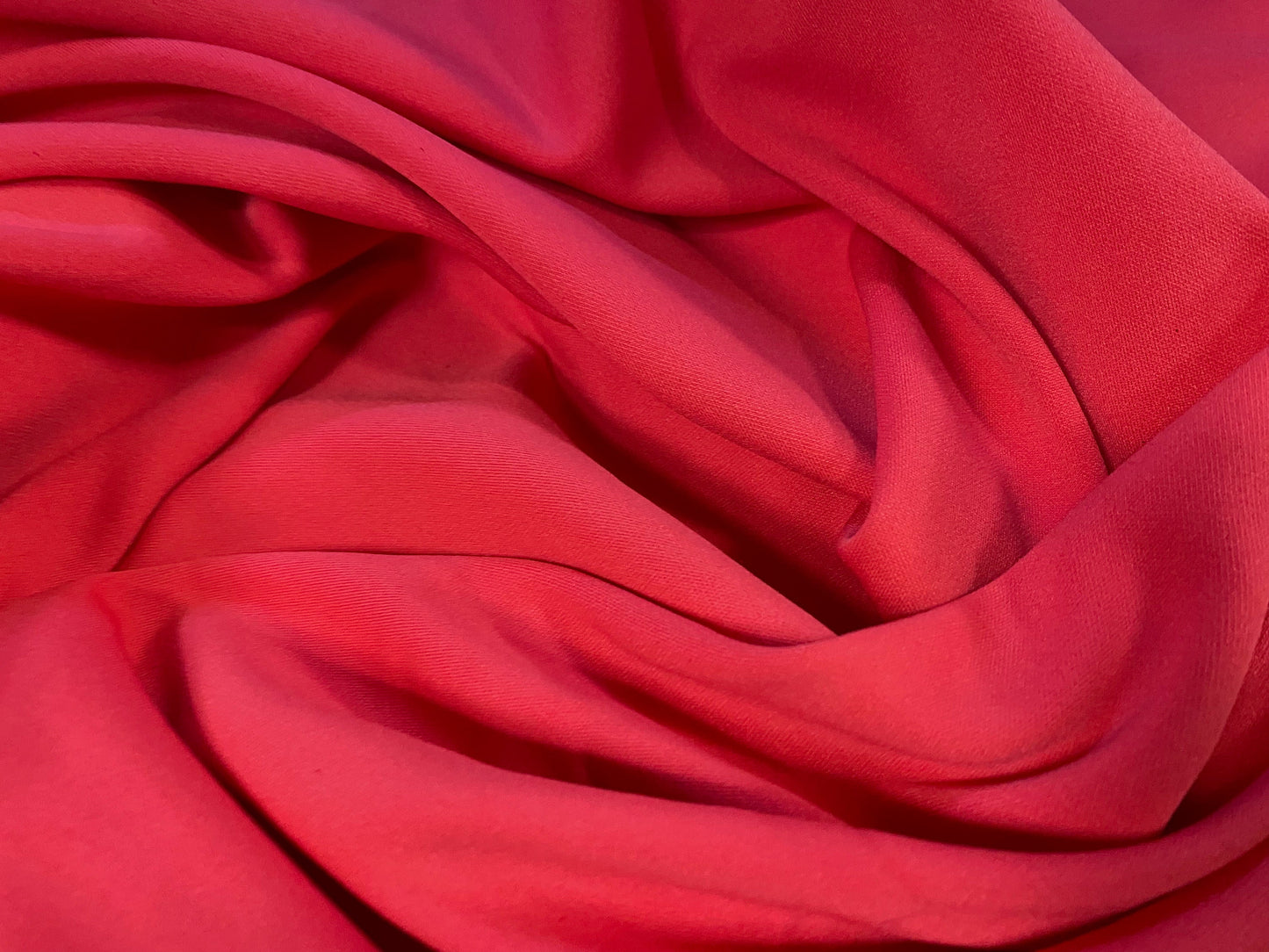 Scuba stretch neoprene style Spandex double jersey fashion fabric, per metre - raspberry pink