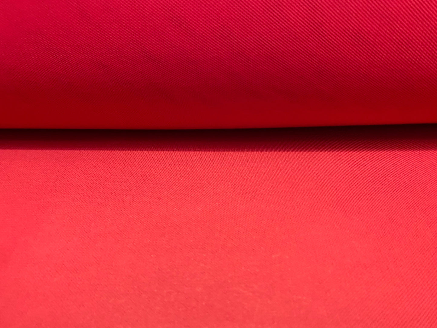 Power mesh net stretch spandex fabric, per metre - plain - bright red