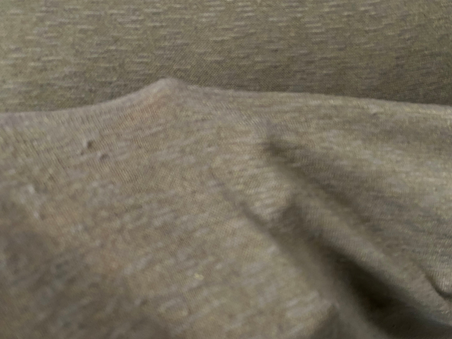 Jersey crepe lightweight knitwear slub fabric, per metre - khaki