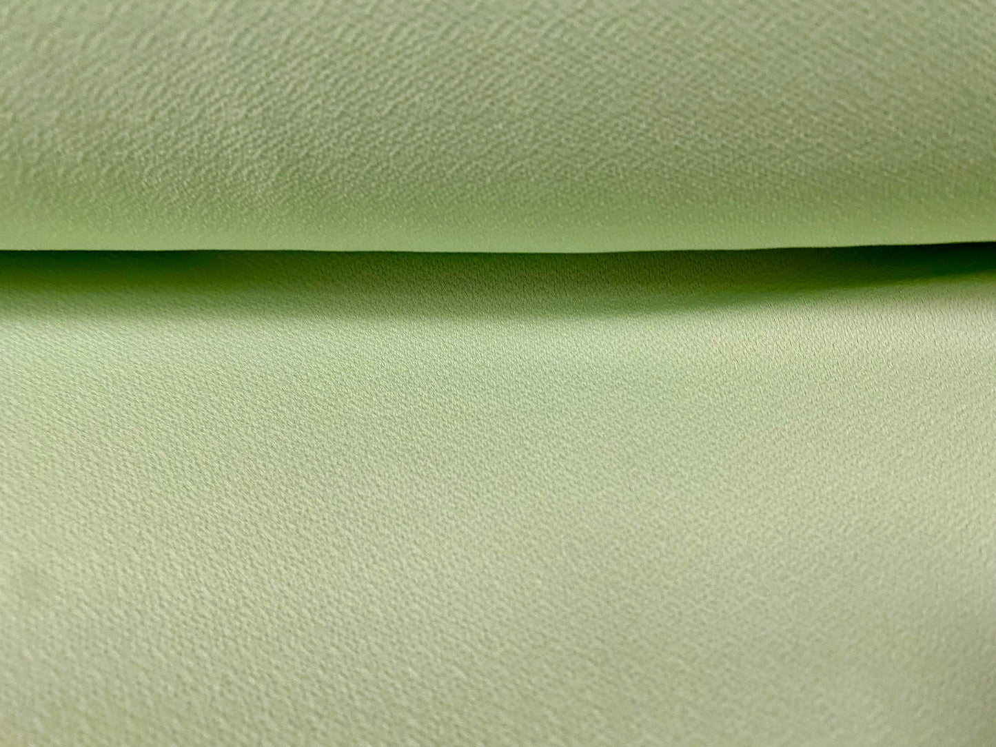 Textured crepe stretch spandex jersey fabric, per metre - plain - mint green