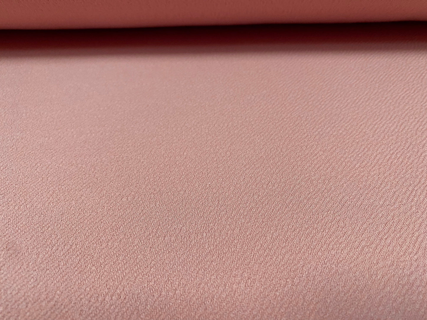 Waterfall textured scuba stretch spandex jersey, per metre - plain - Pale Rose