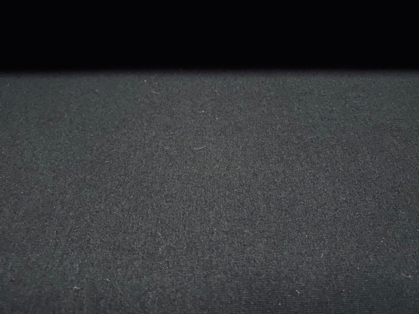 Cotton stretch single jersey fabric, per metre - plain - black