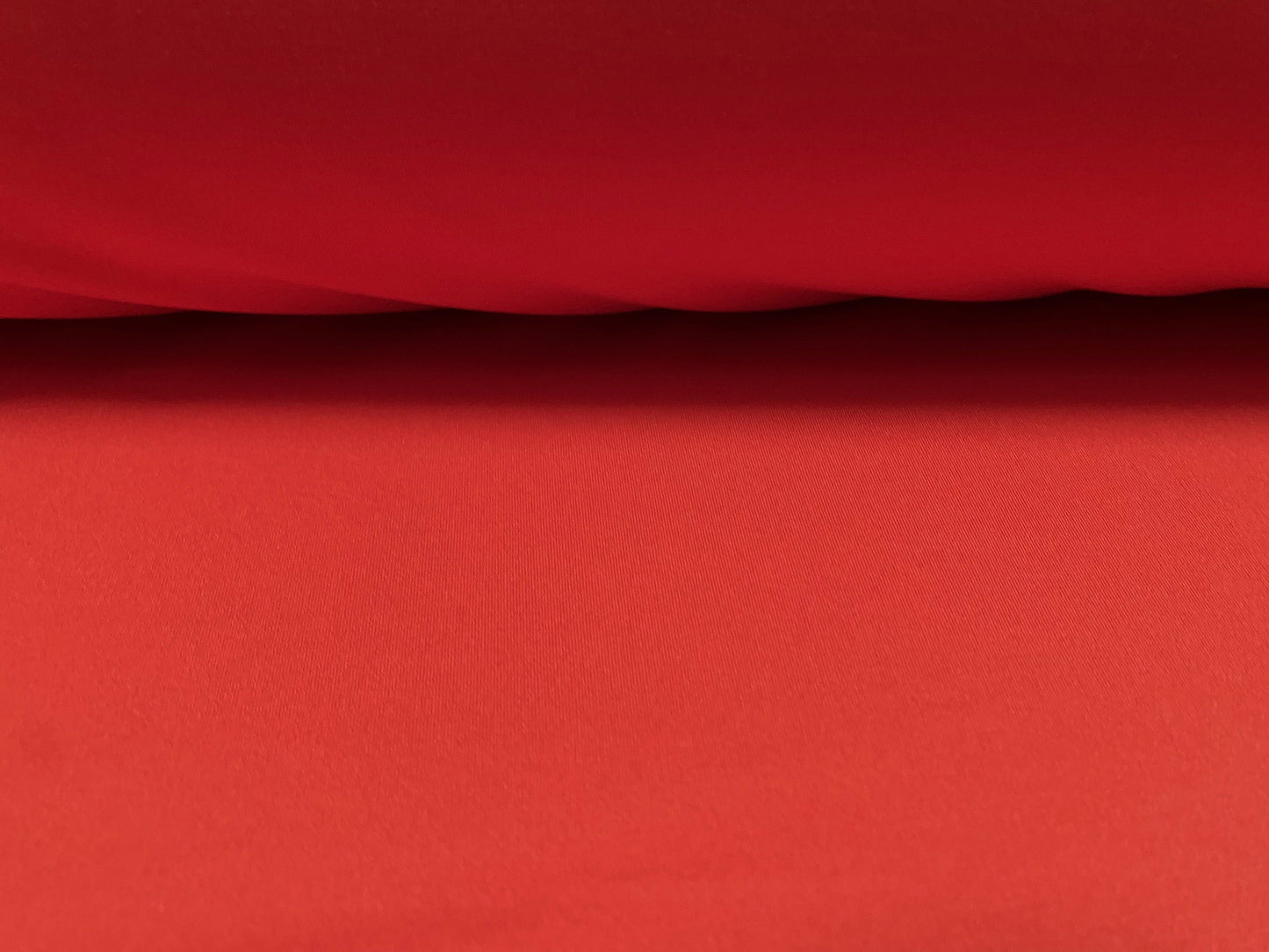 Single jersey polyester fabric - 60 inches wide - plain - vermillion