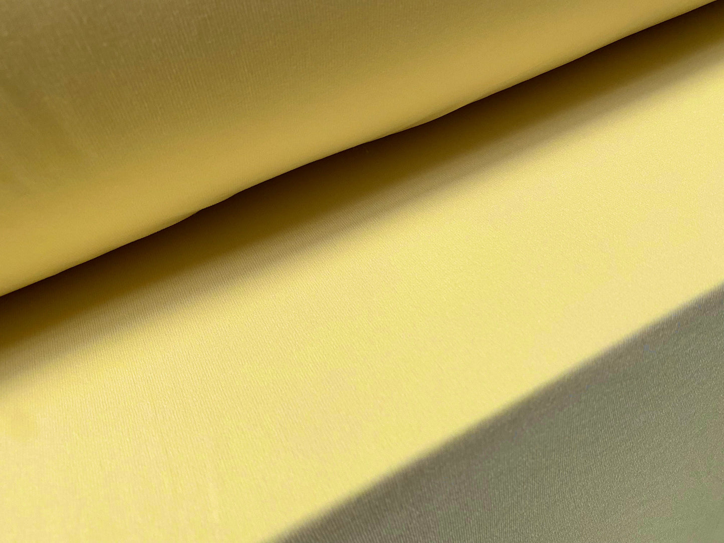 Single jersey mousse fabric, per metre - banana yellow