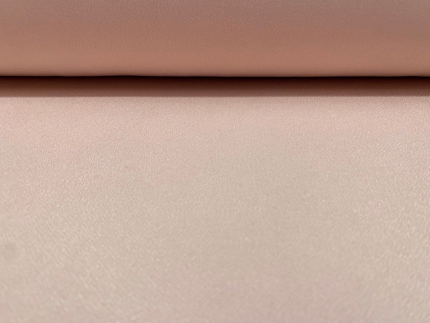 Valentino crepe stretch spandex jersey fabric - similar to scuba - per metre - plain - blush