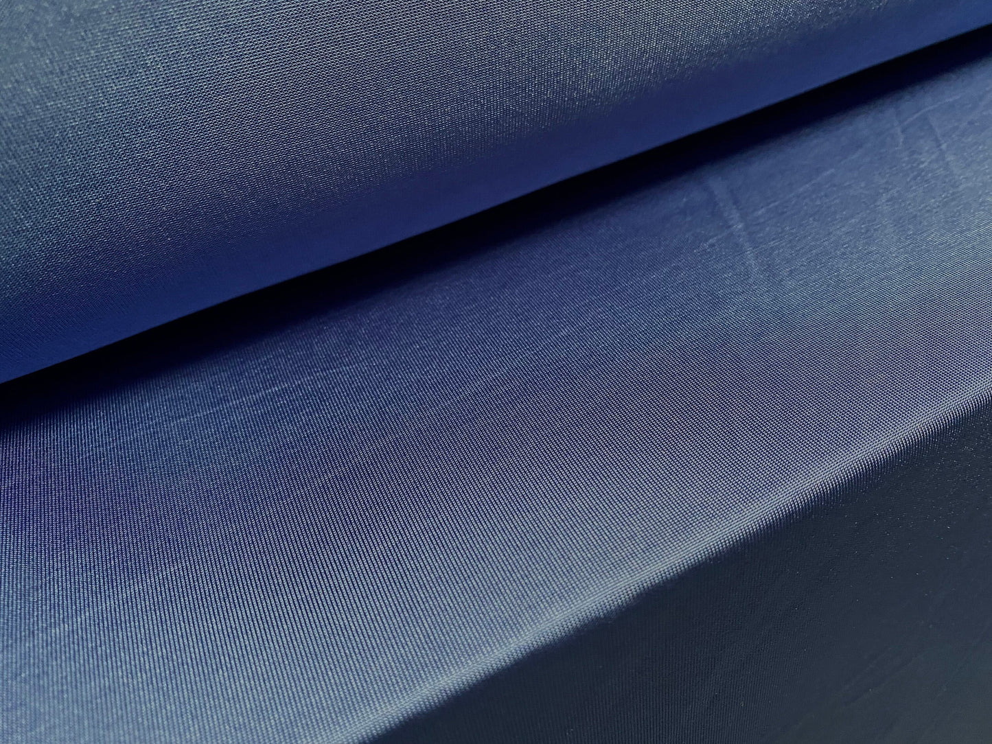 Disco shimmer Spandex stretch jersey fabric, per metre - plain - azure blue