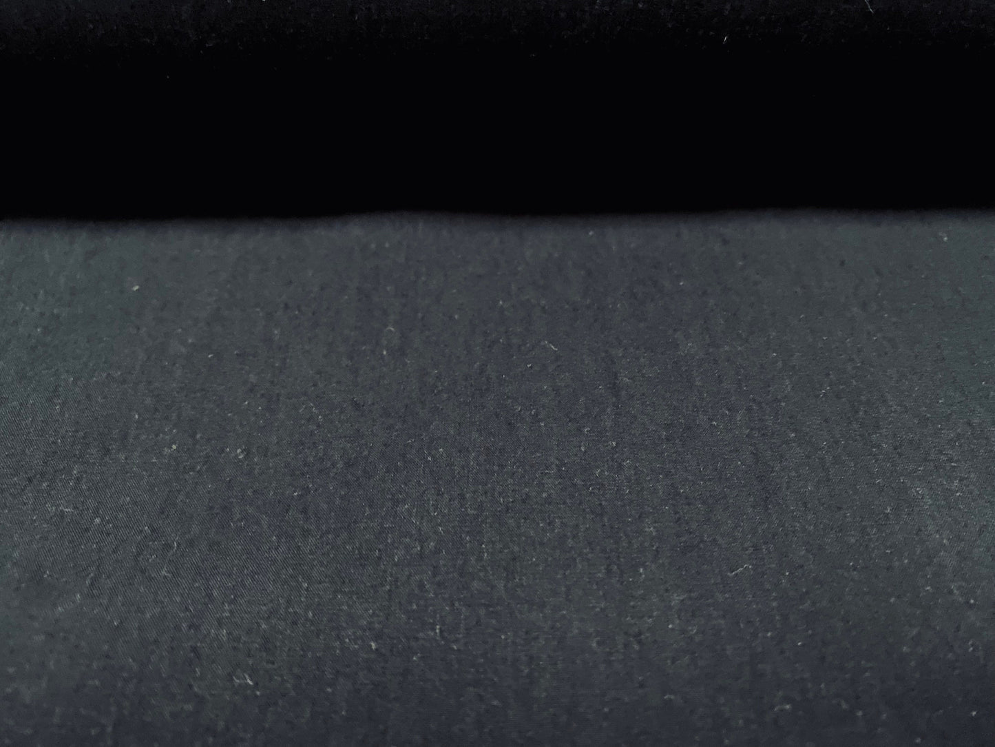 Plain weave soft handle, powder touch trouser skirt jacket fabric, per metre - black