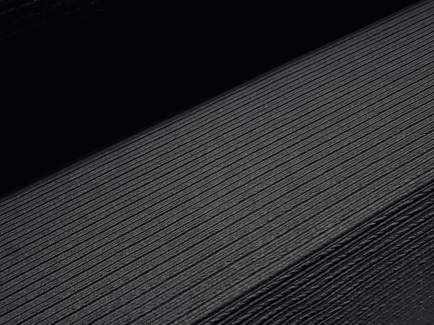 Scuba ribbed stretch double jersey neoprene style fabric, per metre - black