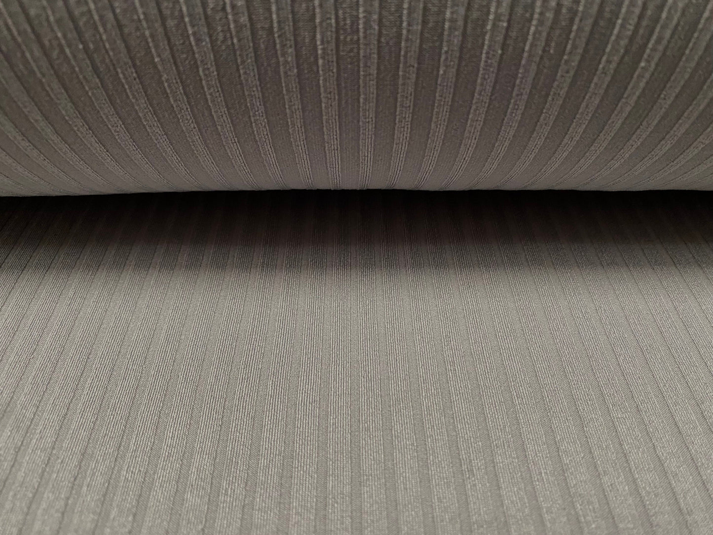 Recycled Stretch spandex rib jersey fabric, per metre - plain - grey