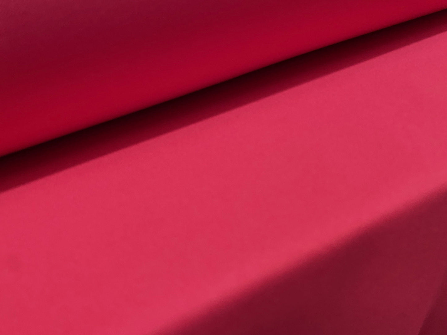 Scuba stretch spandex neoprene style double jersey fabric, per metre - plain - cerise pink