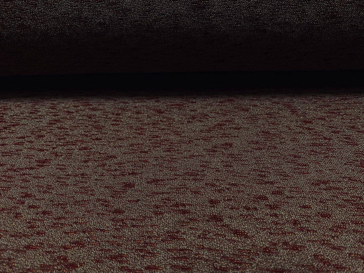 Hacci slub stretch spandex jersey fabric, per metre - chestnut brown