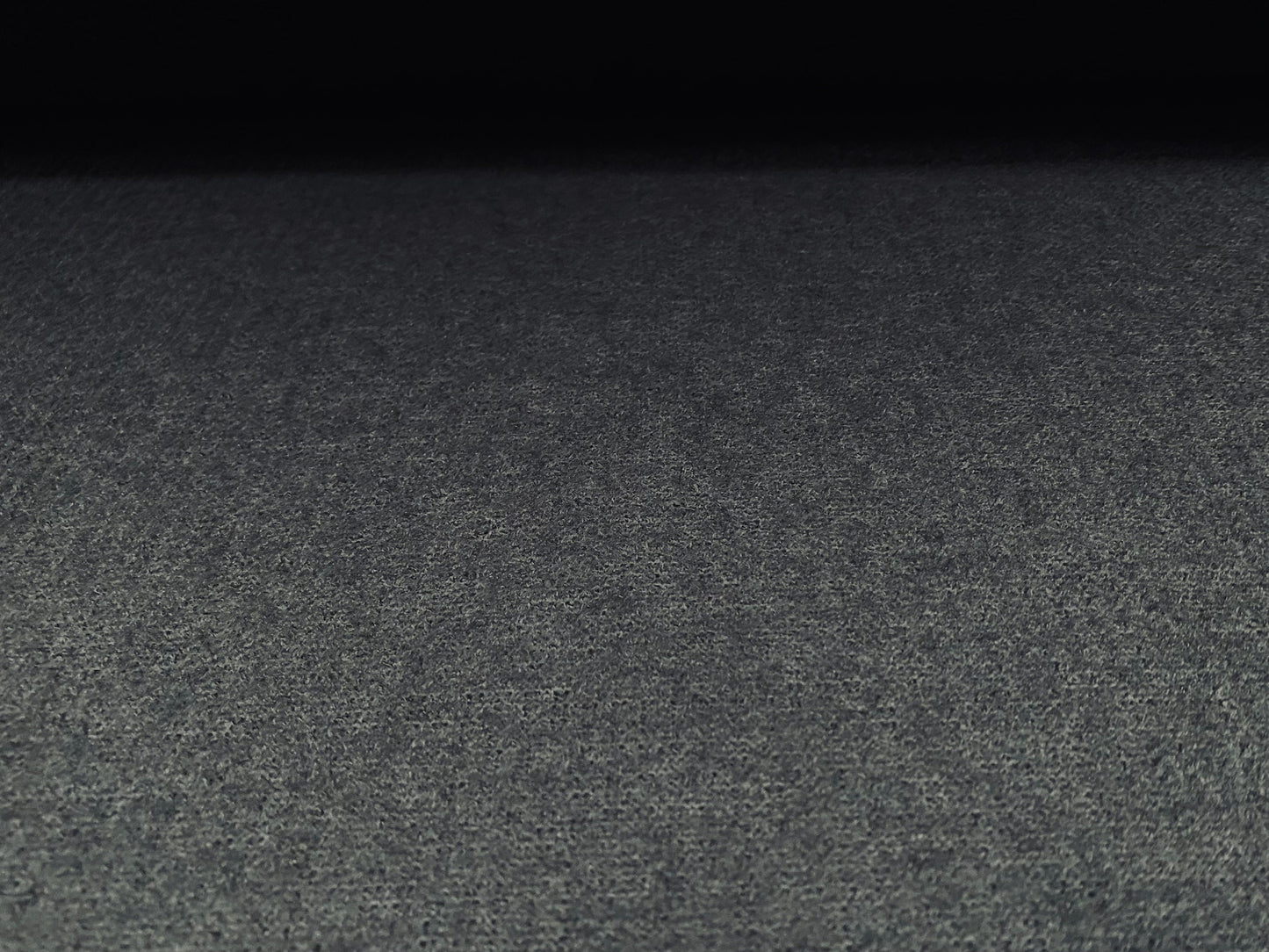 Wool blend heavyweight woven fabric, per metre - plain - school grey