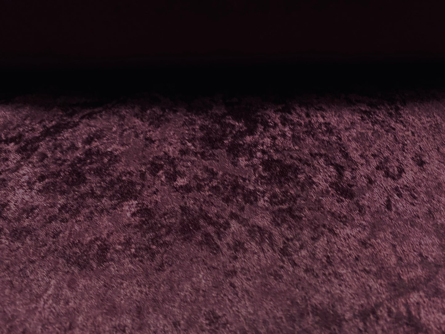 Panné velour velvet crushed dress fabric, per metre - plain - plum
