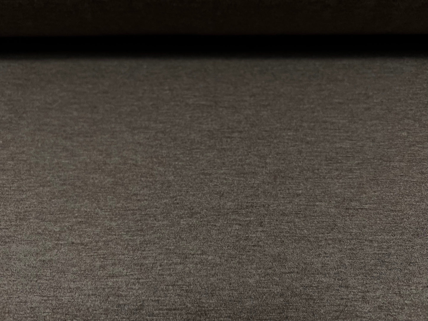 Melange single jersey fabric, per metre - Taupe brown marl
