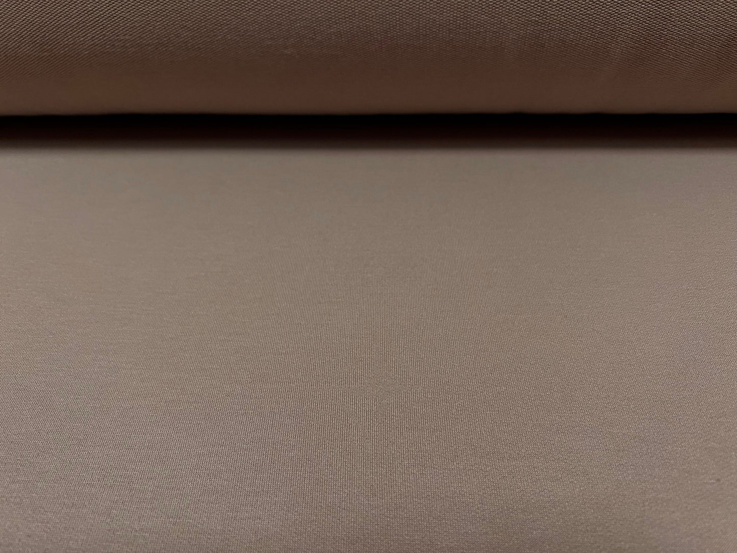Soft handle loopback French Terry jersey fabric, per metre - Plain - wild mink
