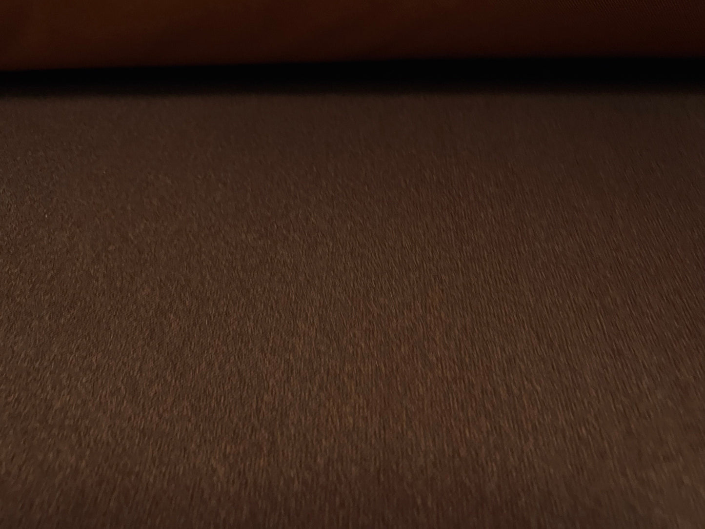 Plush heavyweight velvet Fabric, per Metre - plain - chestnut brown