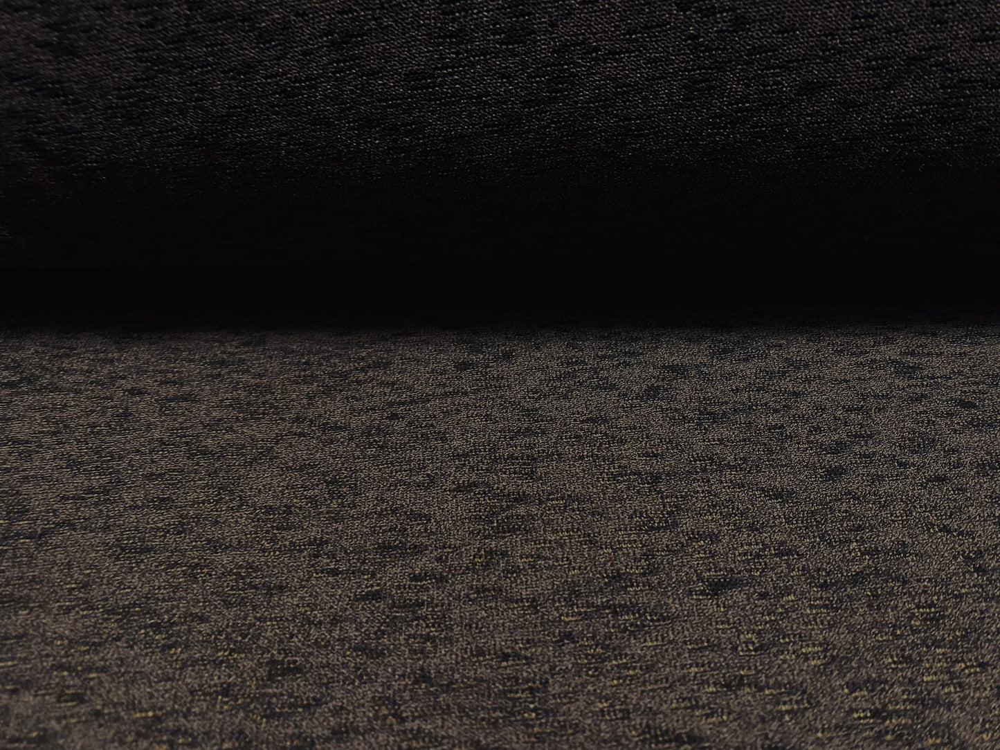 Hacci slub stretch spandex jersey fabric, per metre - dark brown