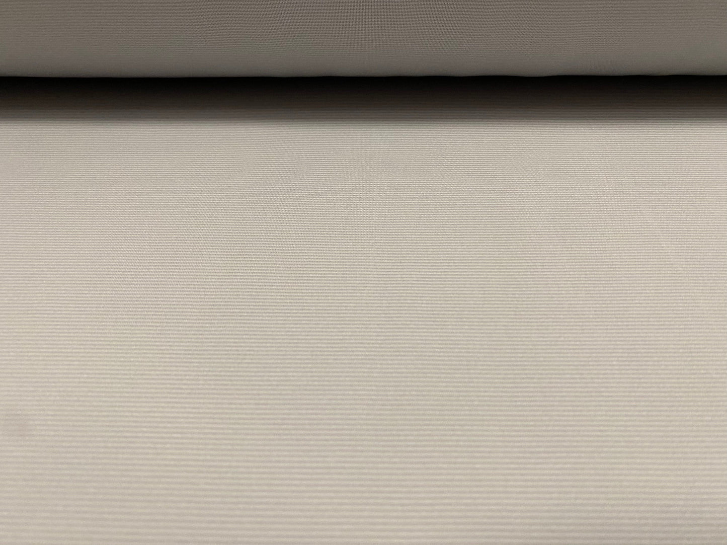 Fine Ottoman Jodhpur rib Stretch spandex jersey fabric , per metre - plain - light grey