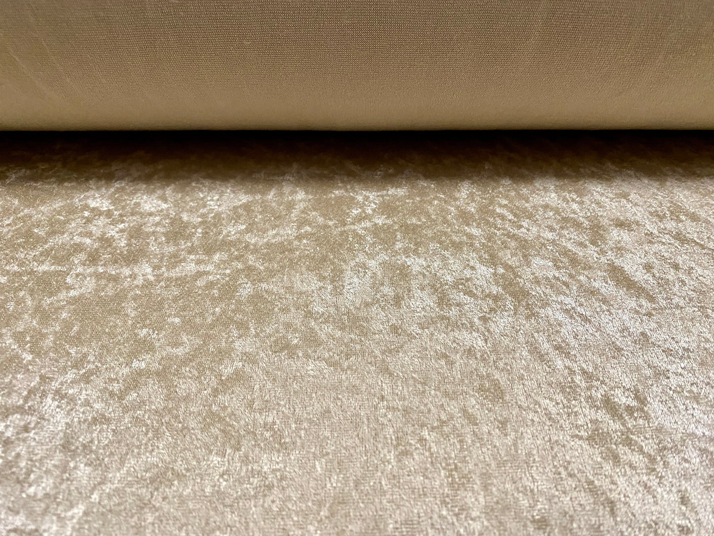 Panné velour velvet crushed dress fabric, per metre - plain - gold